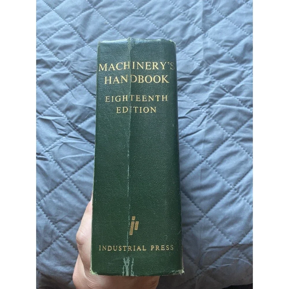 1968 Eighteenth 18th Edition Machinery's Handbook Industrial Press